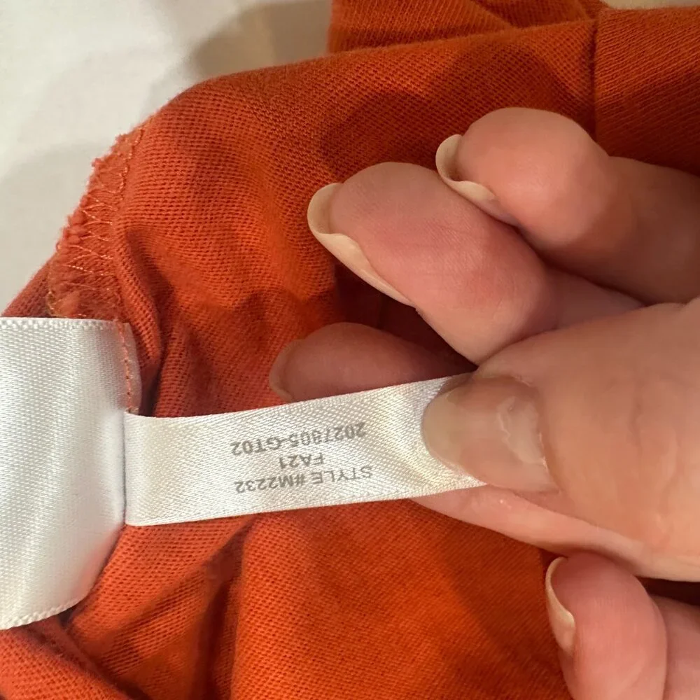 MADEWELL Vinatge Crewneck Cotton T-Shirt Womens Size Sm Burnt Orange Lightweight - Picture 11 of 12